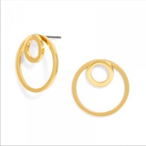 Baublebar gold hoop earrings